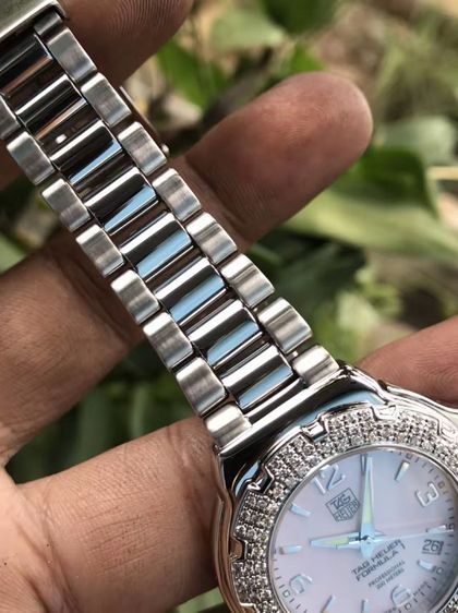 Tag Heuer F1 Top Quartz Chronograph Diamond Bezel Pink MOP Dail CAC1311🇨🇭🇨🇭
   รูปที่ 11