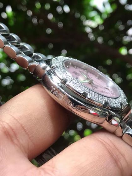 Tag Heuer F1 Top Quartz Chronograph Diamond Bezel Pink MOP Dail CAC1311🇨🇭🇨🇭
   รูปที่ 9