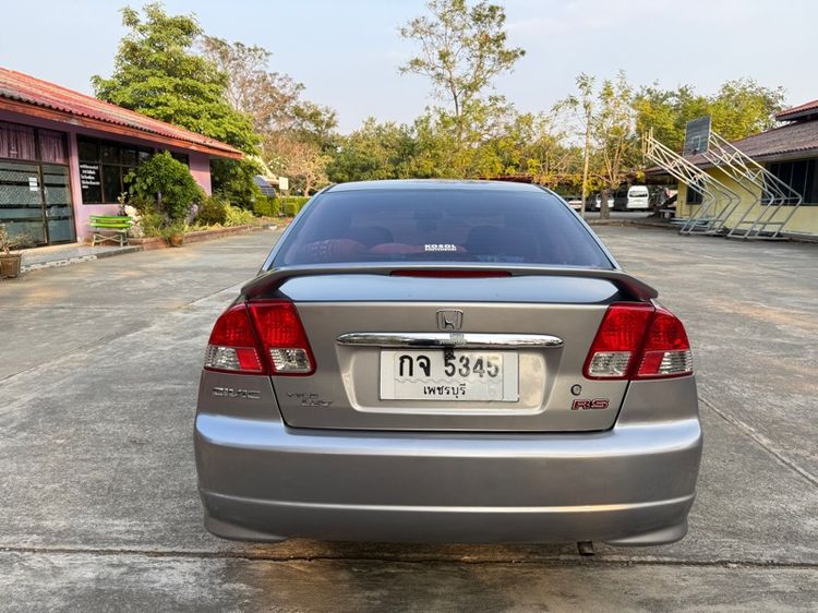 Honda Civic 2005 1.7 VTi Sedan เบนซิน ไม่ติดแก๊ส เกียร์อัตโนมัติ เทา รูปที่ 4