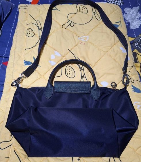 Longchamp Le Pliage Neoสีกรมท่า รุ่นมีสายสะพาย ของแท้ สภาพดี รูปที่ 4