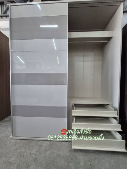 ไม้ ตู้เสื้อผ้าบานเลื่อน​