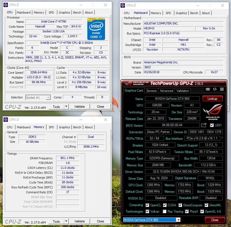 💥 COM เล่นเกมส์  ทำงาน กราฟิก 3D  💥  CPU I7 4770K + GTX 960 OC 2 GB + RAM 16 GB +SSD 240 GB 💥 รูปที่ 9