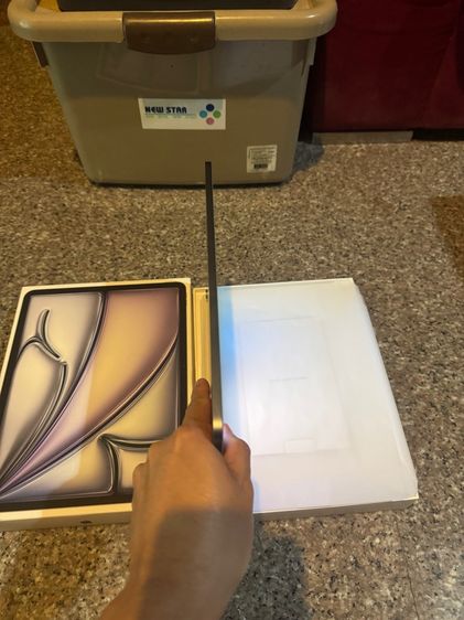 ขายiPadAir13นิ้ว M2 สีSpace Gray256กิ๊กยกกล่องอีมี่ตรงแบต99หายากมากๆจอขาวๆสวยๆใช้งานดีถูกๆ รูปที่ 5