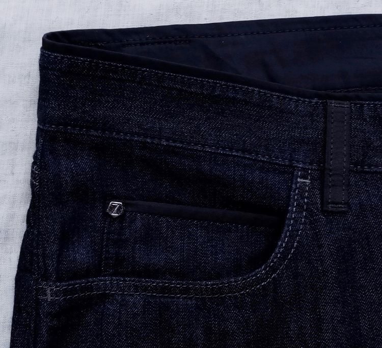 ยีนส์ Z ZEGNA สีเข้ม รูปที่ 5