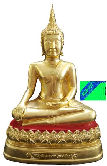 ขายแล้ว   หลวงพ่อโต วัดพนัญเชิงราชวรวิหาร  ปิดทอง 9 นิ้ว 