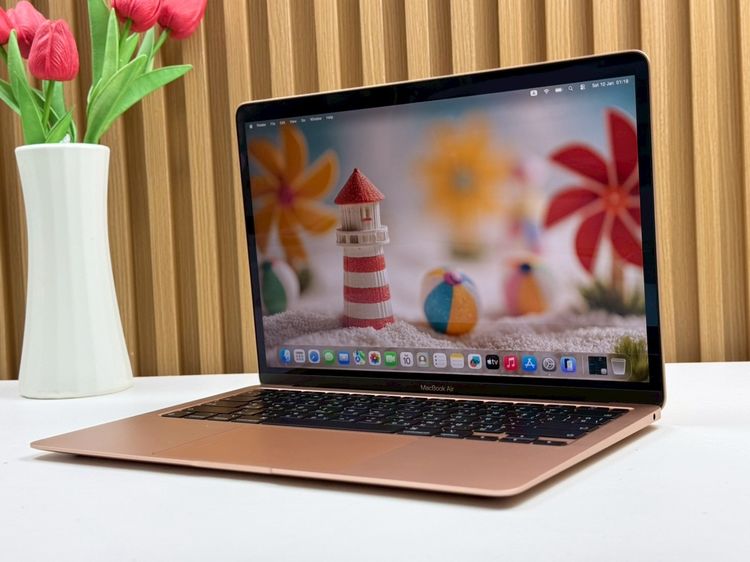MacBook Air 13-inch M1,2020 Ram8GB SSD256GB Gold รูปที่ 2