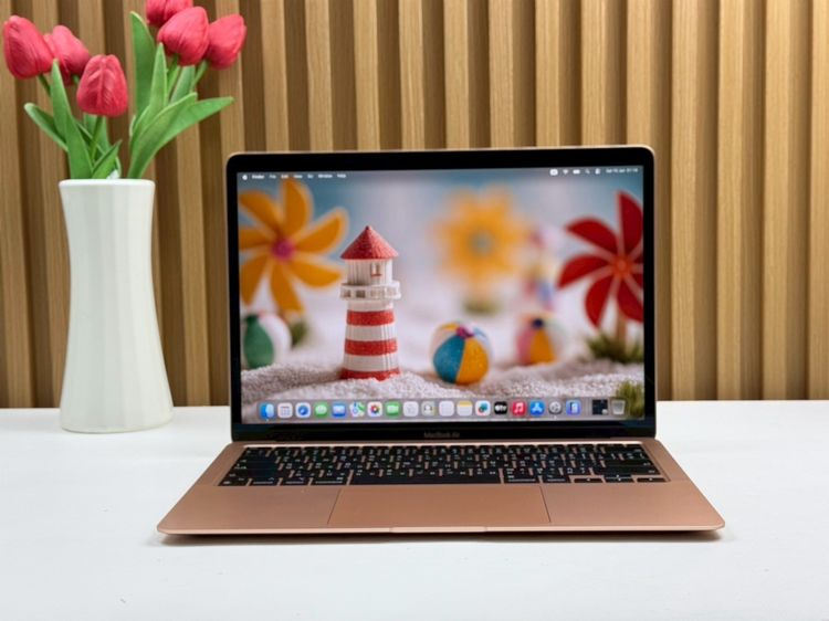 Apple แมค โอเอส 8 กิกะไบต์ อื่นๆ ใช่ MacBook Air 13-inch M1,2020 Ram8GB SSD256GB Gold