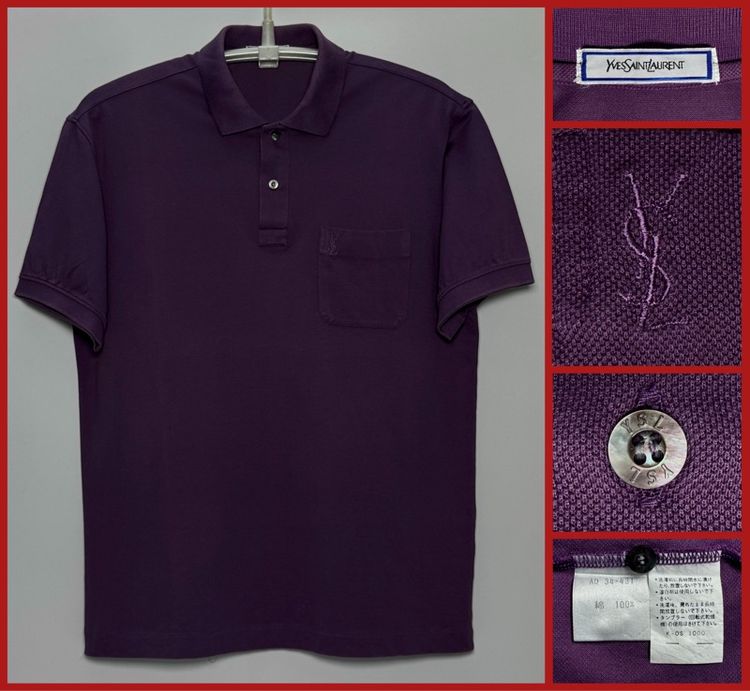 ⚠️YSL‼️เสื้อโปโล Yves Saint Laurent ของแท้