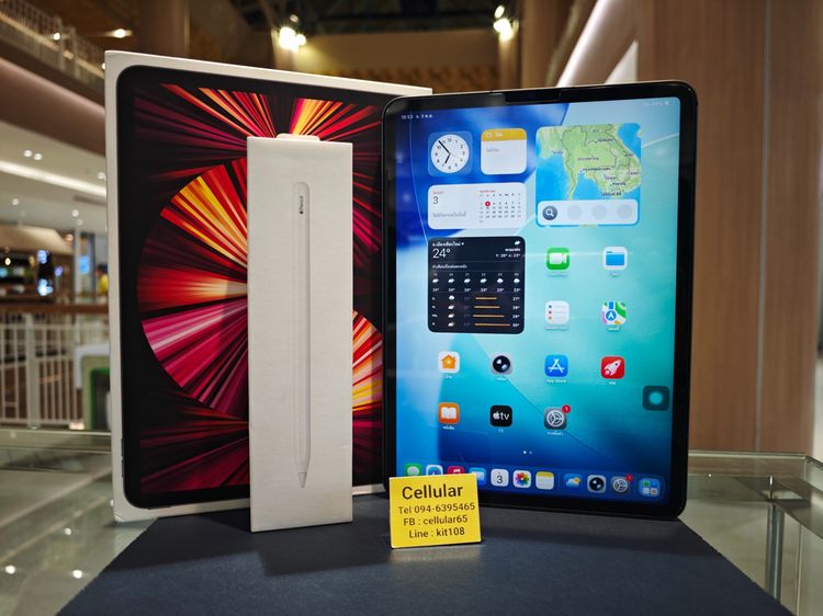 iPad Pro 11 M1 ใส่ซิม 128GB พร้อมApplePencil2 สภาพสวยมาก ครบกล่อง รูปที่ 2