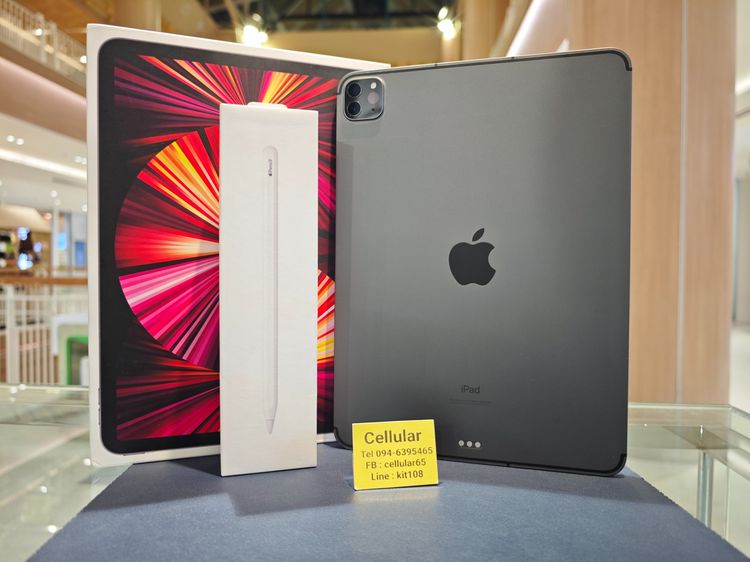 iPad Pro 11 M1 ใส่ซิม 128GB พร้อมApplePencil2 สภาพสวยมาก ครบกล่อง