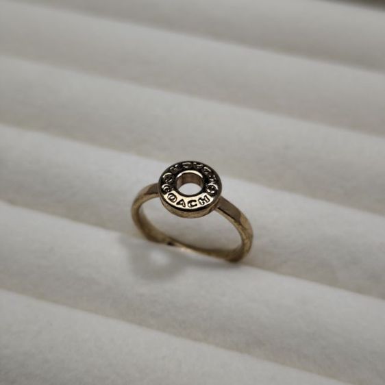 🔖แหวนCoach สีทอง ของจริงสวยมาก งานจากญี่ปุ่น รูปที่ 7