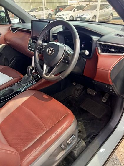 Toyota Corolla Cross 2021 1.8 Hybrid Premium Utility-car ไฮบริด ไม่ติดแก๊ส เกียร์อัตโนมัติ ขาว รูปที่ 4