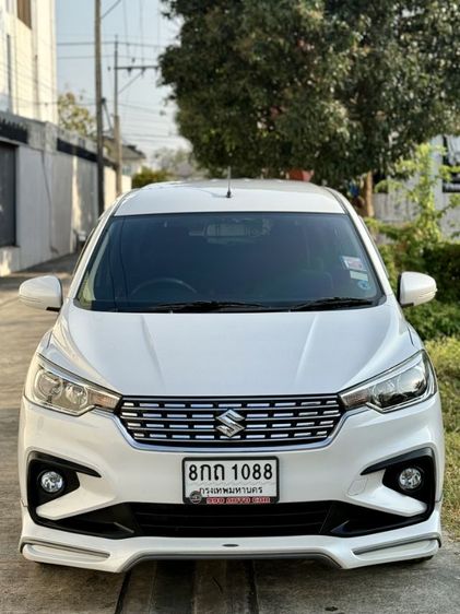 Suzuki Ertiga 2019 1.5 GX Utility-car เบนซิน ไม่ติดแก๊ส เกียร์อัตโนมัติ ขาว รูปที่ 3