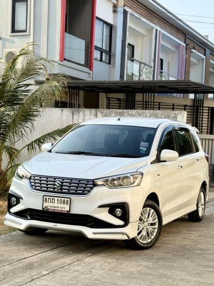 Suzuki Ertiga 2019 1.5 GX Utility-car เบนซิน ไม่ติดแก๊ส เกียร์อัตโนมัติ ขาว รูปที่ 4