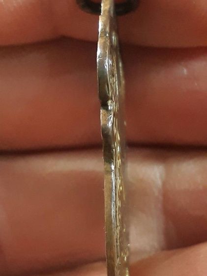 เหรียญหลวงปู่เอี่ยม วัดหนังราชวรวิหาร บางขุนเทียน กรุงเทพ หลังยันต์ห้า ปี2467 เนื้อโลหะกะไหล่ทองสภาพยังสวย รูปที่ 4