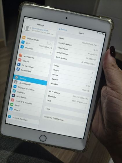 IPAD MINI5 WIFI 64gbsมือ2 แถมIpad Mini 3 Wifi16gb รูปที่ 8