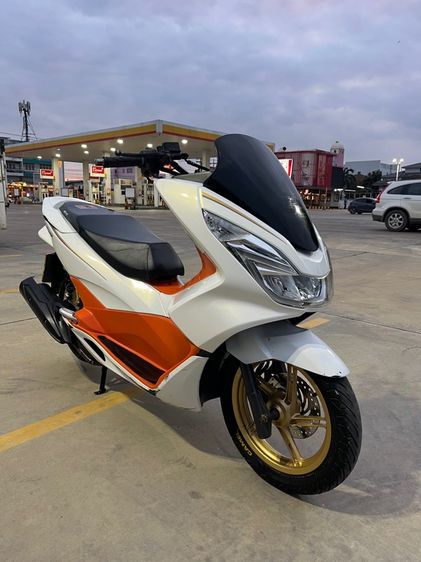 HONDA PCX 150 ปี17 ส้มขาว รูปที่ 4