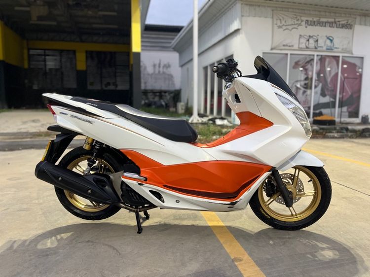 HONDA PCX 150 ปี17 ส้มขาว รูปที่ 5