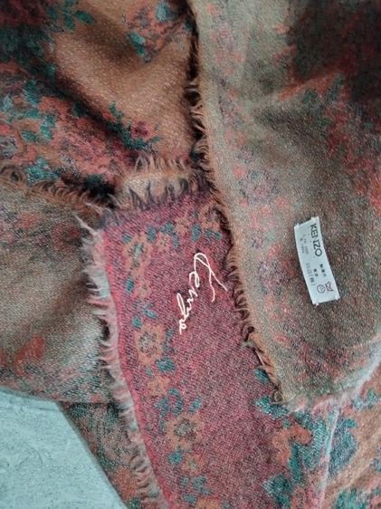 ผ้าคลุมไหล่แบรนด์เนม เนื้อ wool รูปที่ 18