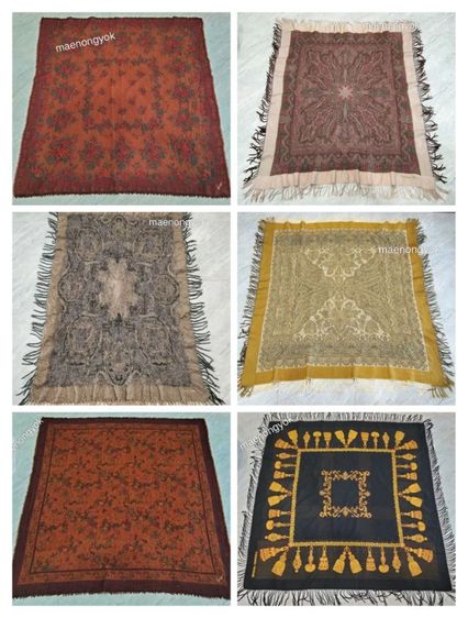 ผ้าคลุมไหล่แบรนด์เนม เนื้อ wool