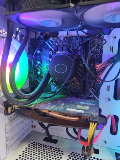 คอมเล่นเกม i3 Gen13 GTX 1050Ti RAMHyperX เคสขาวชุดน้ำปิดสวยๆ (ทีเด็ด SSD ล้วน 4 ลูก 1.75TB) แรงบูตไว รูปที่ 3