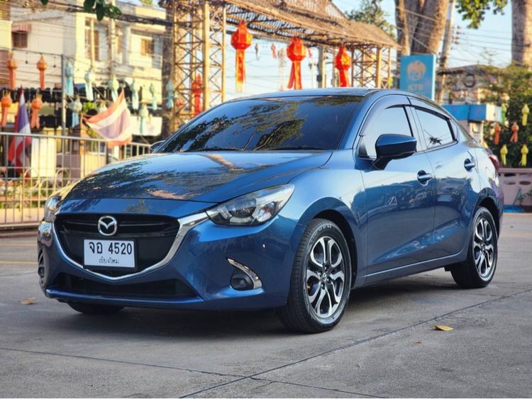 Mazda Mazda 2 2018 1.5 XD High Connect Sedan ดีเซล ไม่ติดแก๊ส เกียร์อัตโนมัติ น้ำเงิน รูปที่ 2