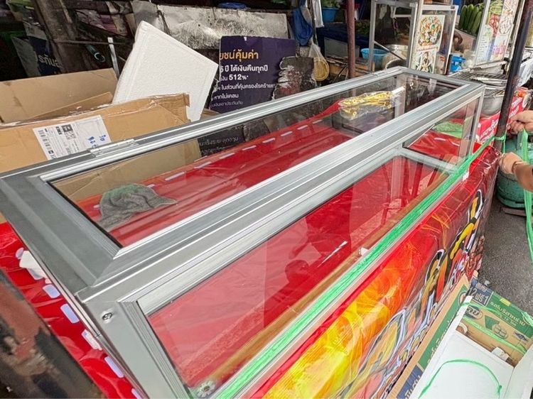 กระจก ตู้ลูกชิ้น ตู้ผลไม้ สภาพดีมาก