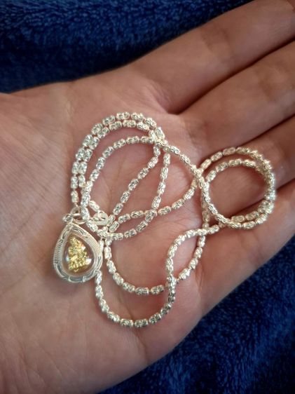 สร้อยเงินแท้92.5 ขนาด2มิล ลายถังS ยาว20นิ้ว  รูปที่ 2