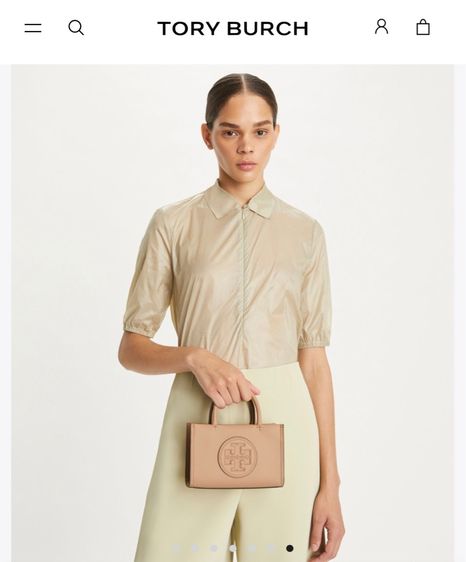 TORY BURCH MINI ELLA BIO TOTE รูปที่ 5