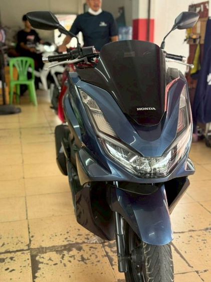 ฮอนด้า pcx160 สีน้ำเงิน-ดำ รถปี2022 รถบ้าน สภาพดี  รูปที่ 2