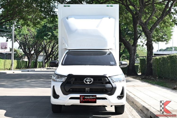 Toyota Hilux Revo 2021 2.4 Entry Pickup ดีเซล ไม่ติดแก๊ส เกียร์ธรรมดา ขาว รูปที่ 2