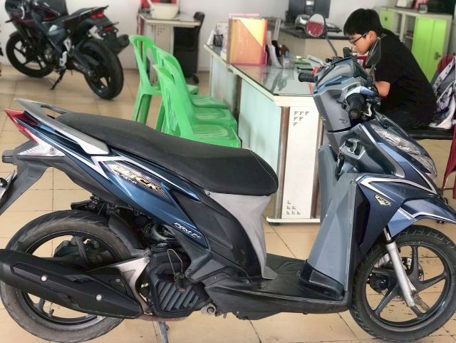 ฮอนด้า คลิก125i max สีน้ำเงิน-เทา รถปี2012 รูปที่ 7