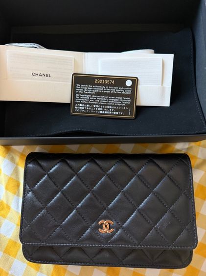 CHANEL WOC lambskin Black GHW รูปที่ 2