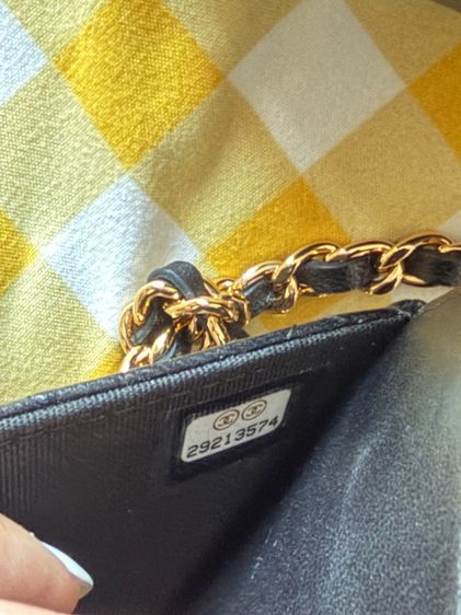 CHANEL WOC lambskin Black GHW รูปที่ 8
