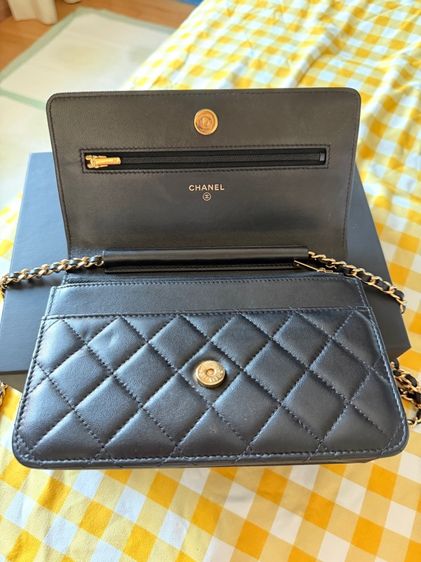 CHANEL WOC lambskin Black GHW รูปที่ 5