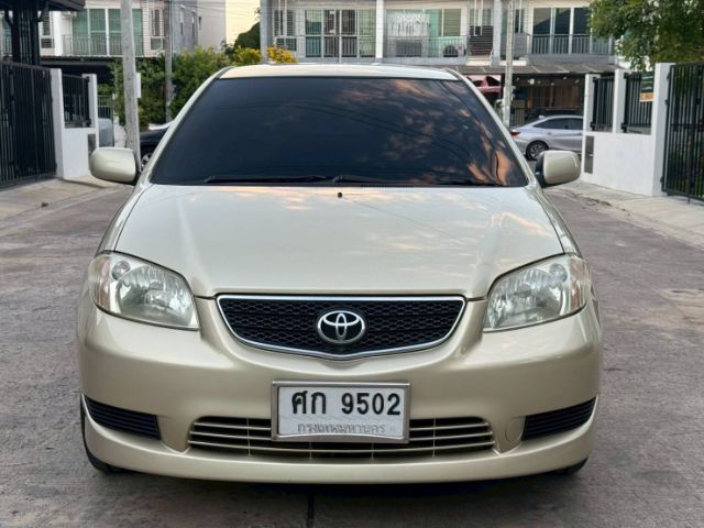 Toyota Vios 2004 1.5 J Sedan เบนซิน ไม่ติดแก๊ส เกียร์อัตโนมัติ บรอนซ์ทอง รูปที่ 4