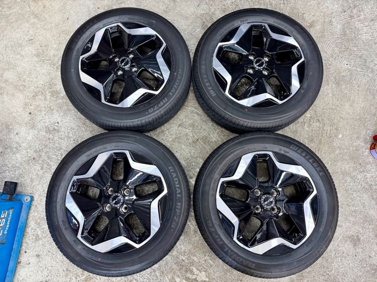 ล้อแม็ก BYD DOLPHIN ขอบ 16” ถอดป้ายแดง ยาง WESTLAKE 195-60R16 ปี 25 ตุ่มหน้ายางยังอยู่ครบ รูปที่ 4