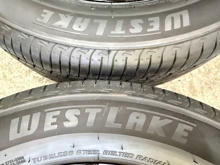 ล้อแม็ก BYD DOLPHIN ขอบ 16” ถอดป้ายแดง ยาง WESTLAKE 195-60R16 ปี 25 ตุ่มหน้ายางยังอยู่ครบ รูปที่ 9
