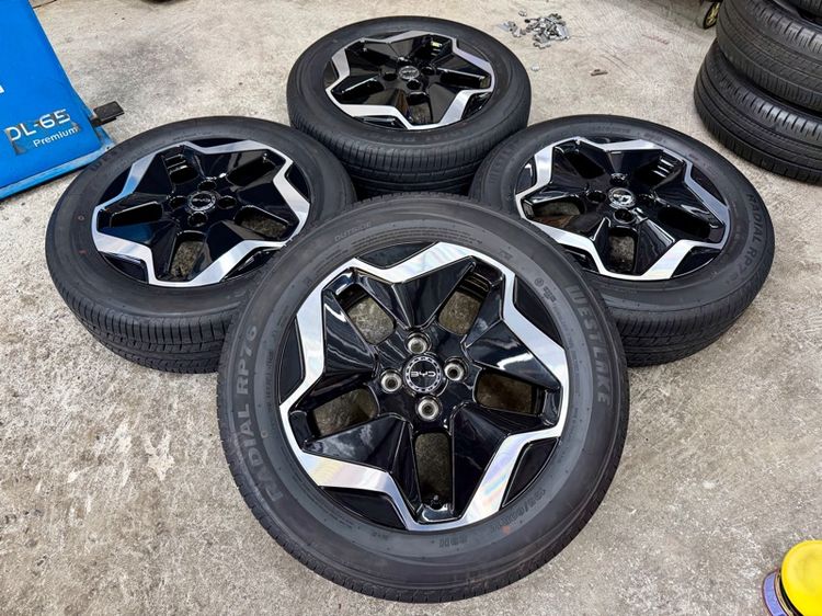 ล้อแม็ก BYD DOLPHIN ขอบ 16” ถอดป้ายแดง ยาง WESTLAKE 195-60R16 ปี 25 ตุ่มหน้ายางยังอยู่ครบ รูปที่ 3