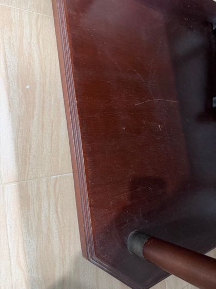 โต๊ะไม้ หน้ากระจก รูปที่ 5