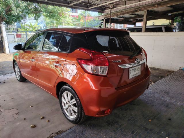 Toyota Yaris 2014 1.2 G Utility-car เบนซิน เกียร์อัตโนมัติ ส้ม รูปที่ 4