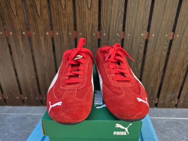 รองเท้าสนีกเกอร์ยอดนิยมจากแบรนด์ puma รุ่นฮิตมหาชน speed cat สีแดง ไซส์ uk6.5 สภาพใหม่กริบ ใช้น้อยมาก เจ้าของขายเอง  รูปที่ 4