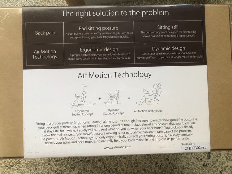 AirLumba ToGo ที่รองรับหลังเพื่อสุขภาพจาก Toyota (ของแท้) รูปที่ 2