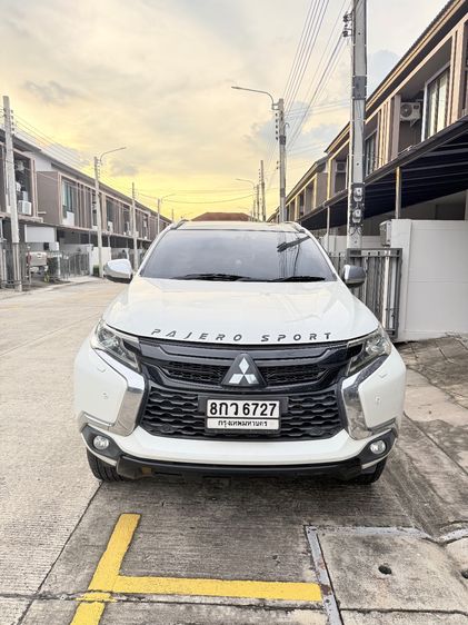 Mitsubishi Pajero Sport 2018 2.4 Elite Edition 2WD Utility-car ดีเซล ไม่ติดแก๊ส เกียร์อัตโนมัติ ขาว รูปที่ 3