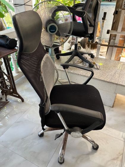 เก้าอี้นั่งทำงานเล่นคอมปรับระดับได้ มี4ตัว โช๊คปรับขึ้นลงได้ มีขายื่นนอนได้ ขายถูก รูปที่ 10