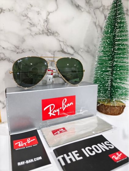 ขายแว่นกันแดด Ray-Ban AVIATOR 3025 ของแท้  รูปที่ 3