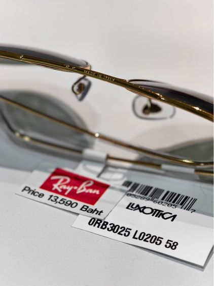 ขายแว่นกันแดด Ray-Ban AVIATOR 3025 ของแท้  รูปที่ 12
