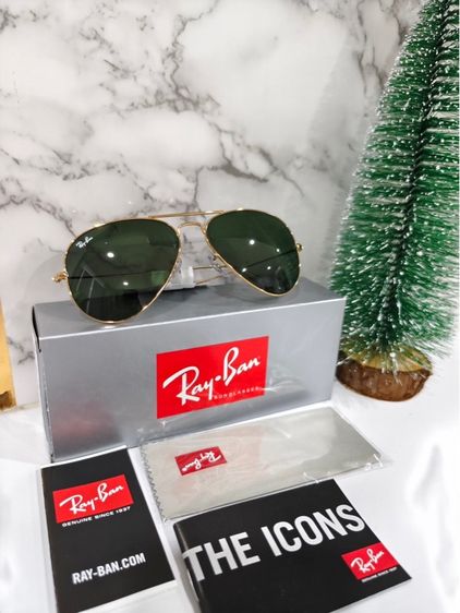 แว่นตากันแดด ขายแว่นกันแดด Ray-Ban AVIATOR 3025 ของแท้ 