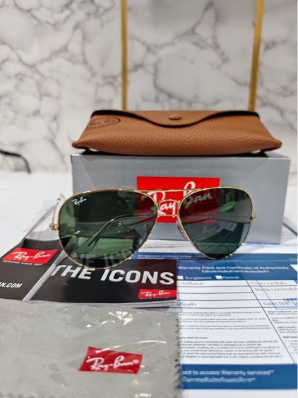 ขายแว่นกันแดด Ray-Ban AVIATOR 3025 ของแท้  รูปที่ 6