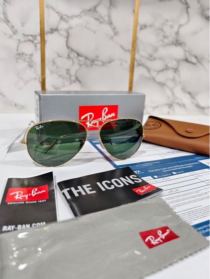 ขายแว่นกันแดด Ray-Ban AVIATOR 3025 ของแท้  รูปที่ 16